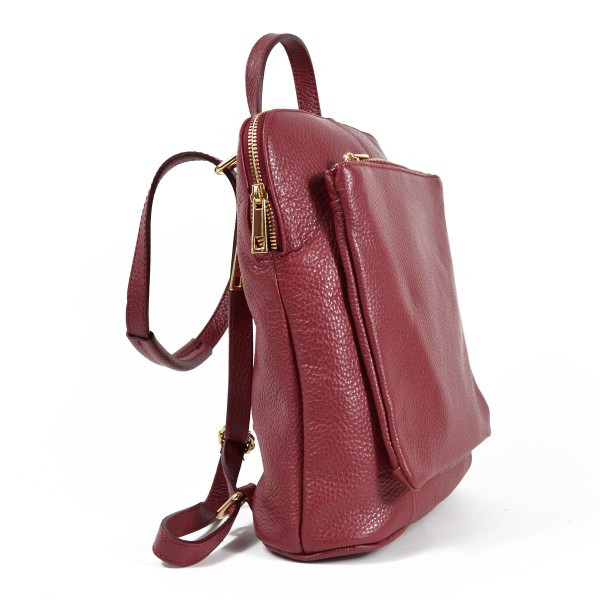 Rucsac dama Zamila GT1561, piele naturala, bordo