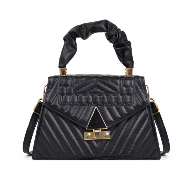 Set 2 piese, Geanta dama GT1658 Daria, Negru