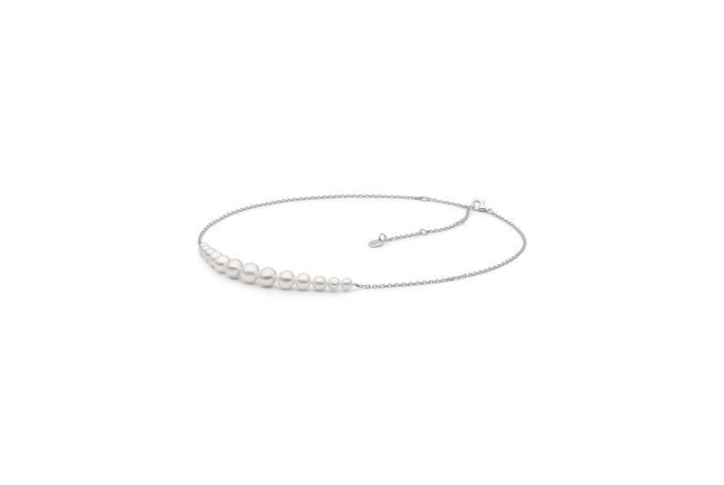 Colier argint 925 cu perla naturala alba, jw460