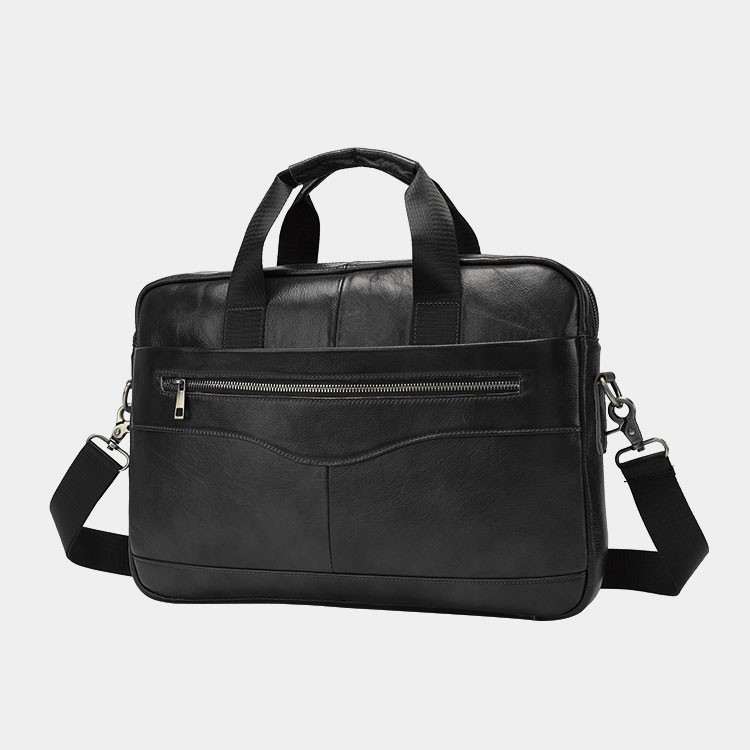 Servieta pentru barbati, teddy gt1305, piele naturala, negru