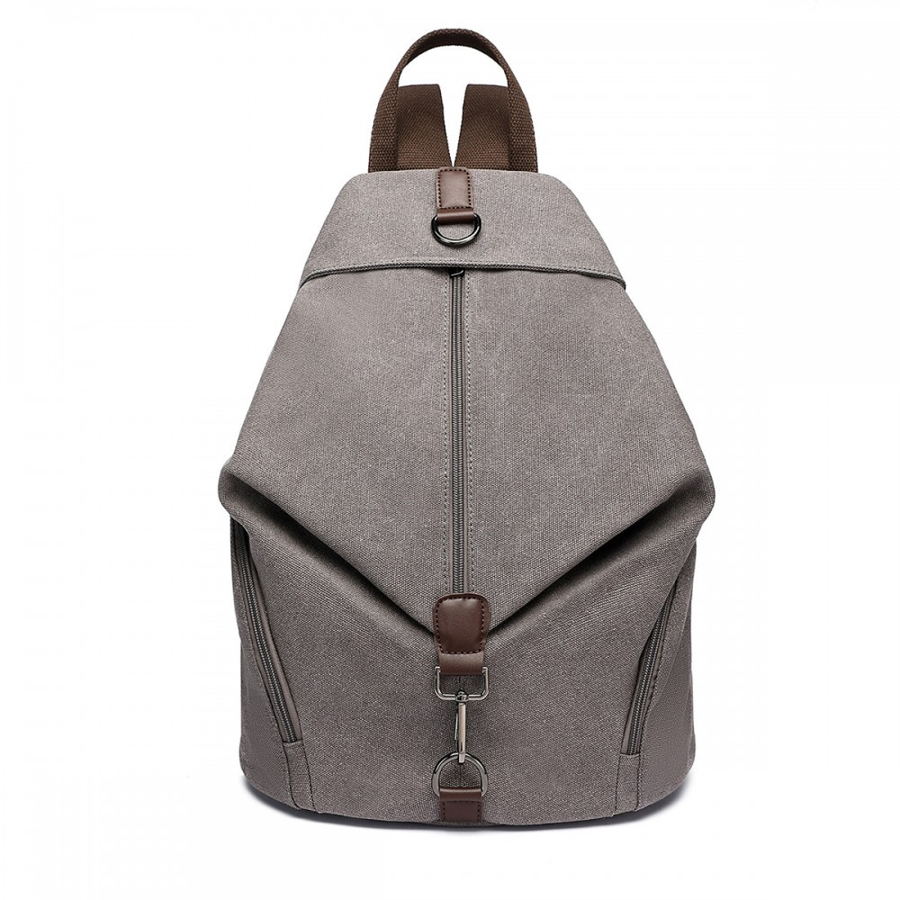Rucsac dama michela gt1765, material textil, gri