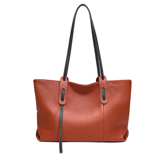 Geanta dama gt2002 esperanza, model tote, piele naturala, maro