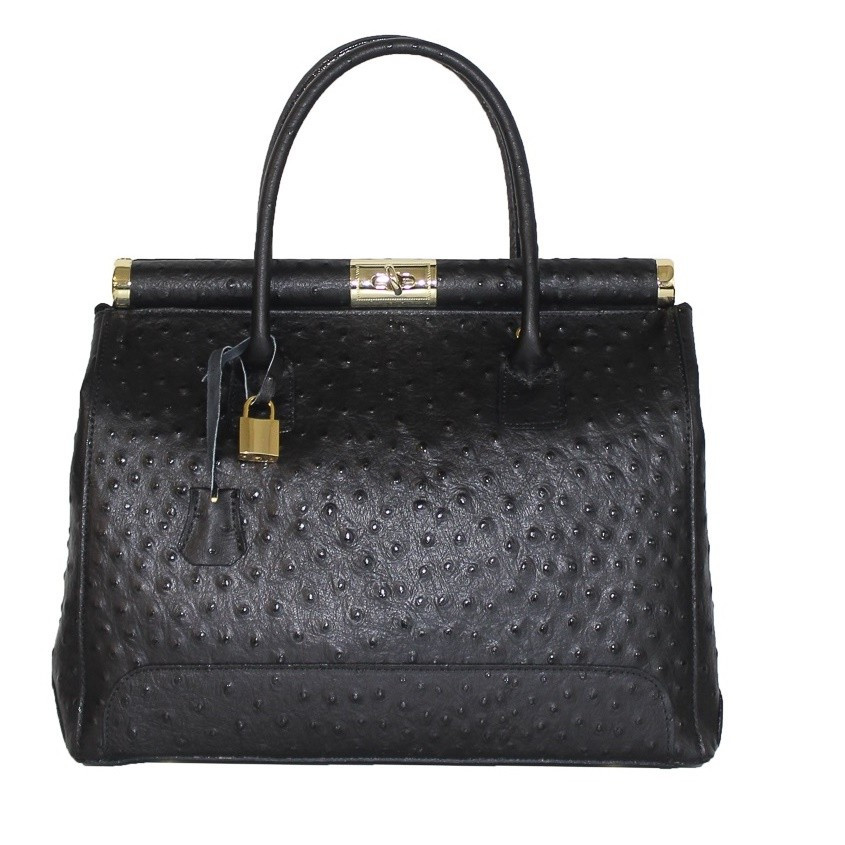 Geanta dama gilda gt579, piele naturala, model negru