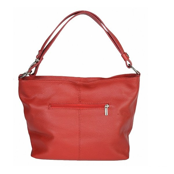Geanta dama Lorella GT1145, piele naturala, rosu