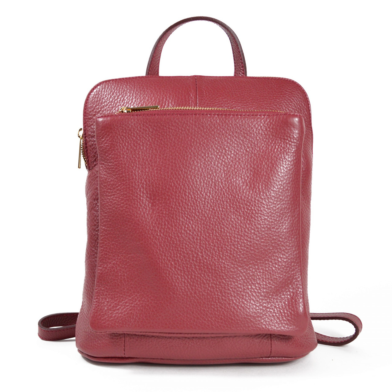 Rucsac dama Zamila GT1561, piele naturala, bordo