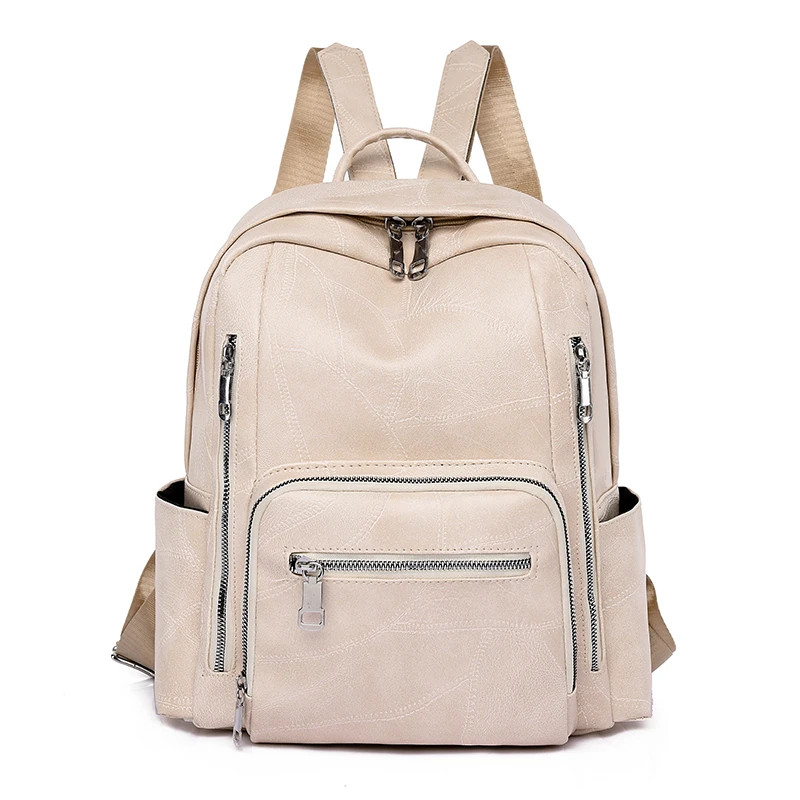 Rucsac de dama, Clarimond GT2614, Crem