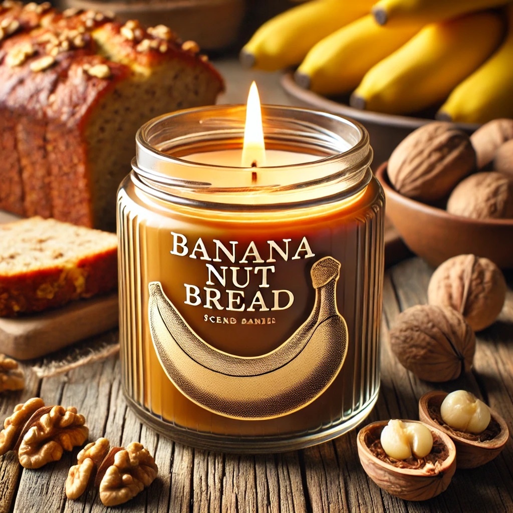 Ulei Parfumat Banana Nut Bread – Aromă Premium pentru Lumânări și Difuzoare. Transformă spațiul tău într-un loc de relaxare și confort!