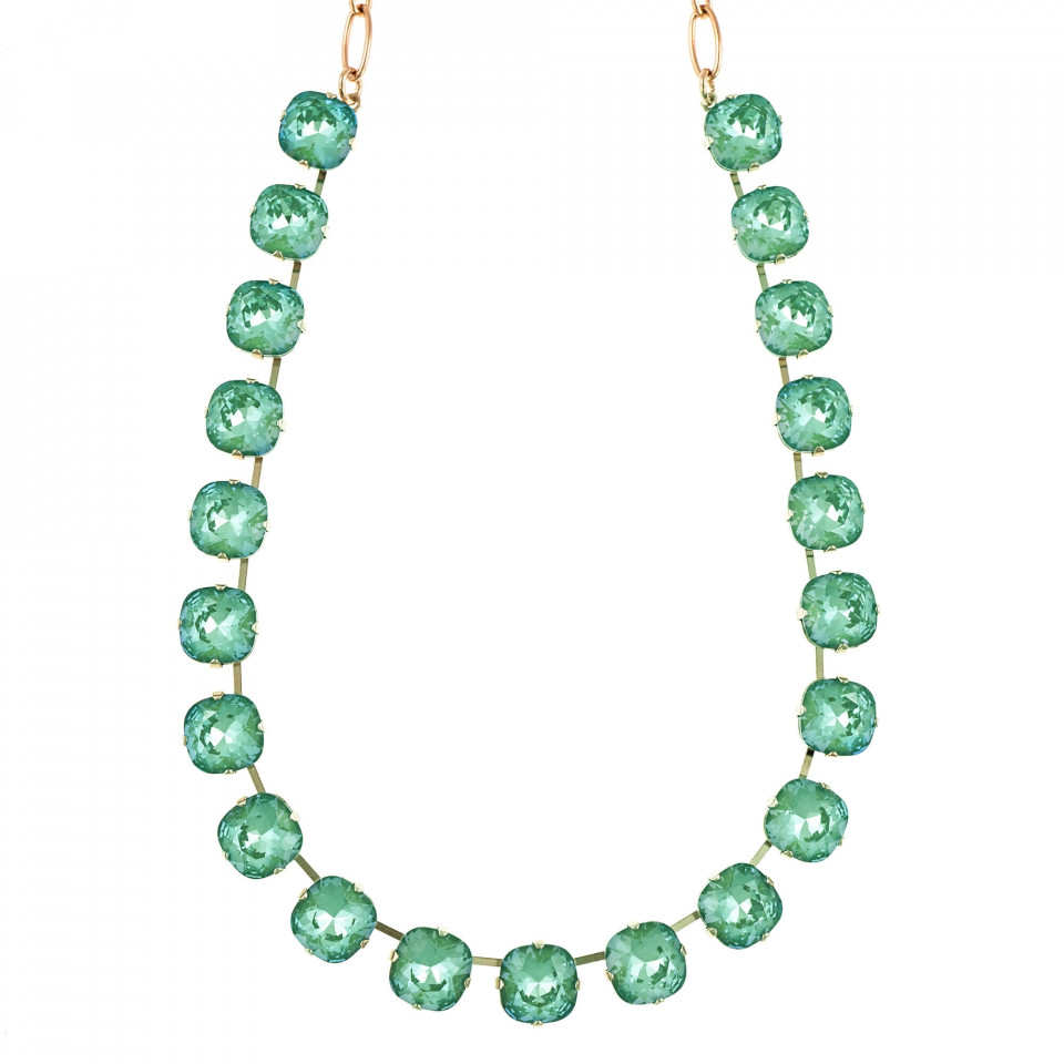 Colier placat cu Aur roz de 24K, cu cristale Swarovski, Silky Sage DeLite | 3326-169169RG