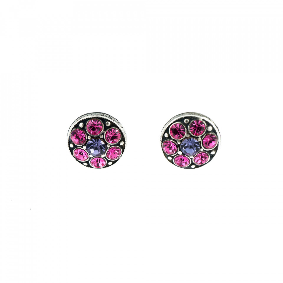 Cercei placati cu Argint 925, cu cristale Swarovski, Flower Power | 1044/1-803SP2