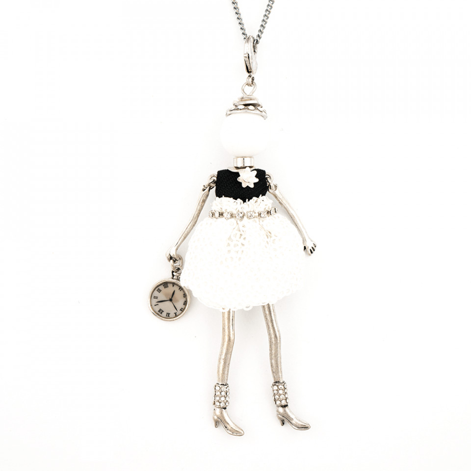 Bambola in Stile Parigino Lux-Silver