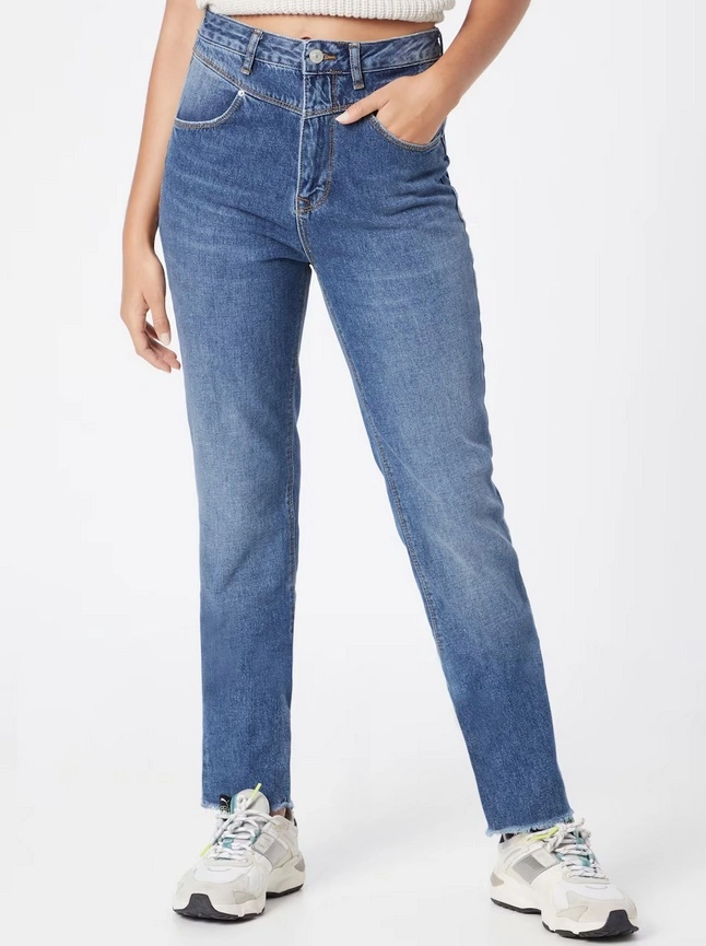 Blugi dama About You talie inalta slimfit Jeans ArlinLTB pe Albastru