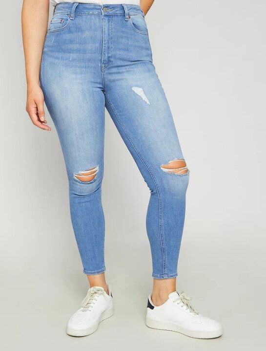 Blugi dama JJXX albastri skinny