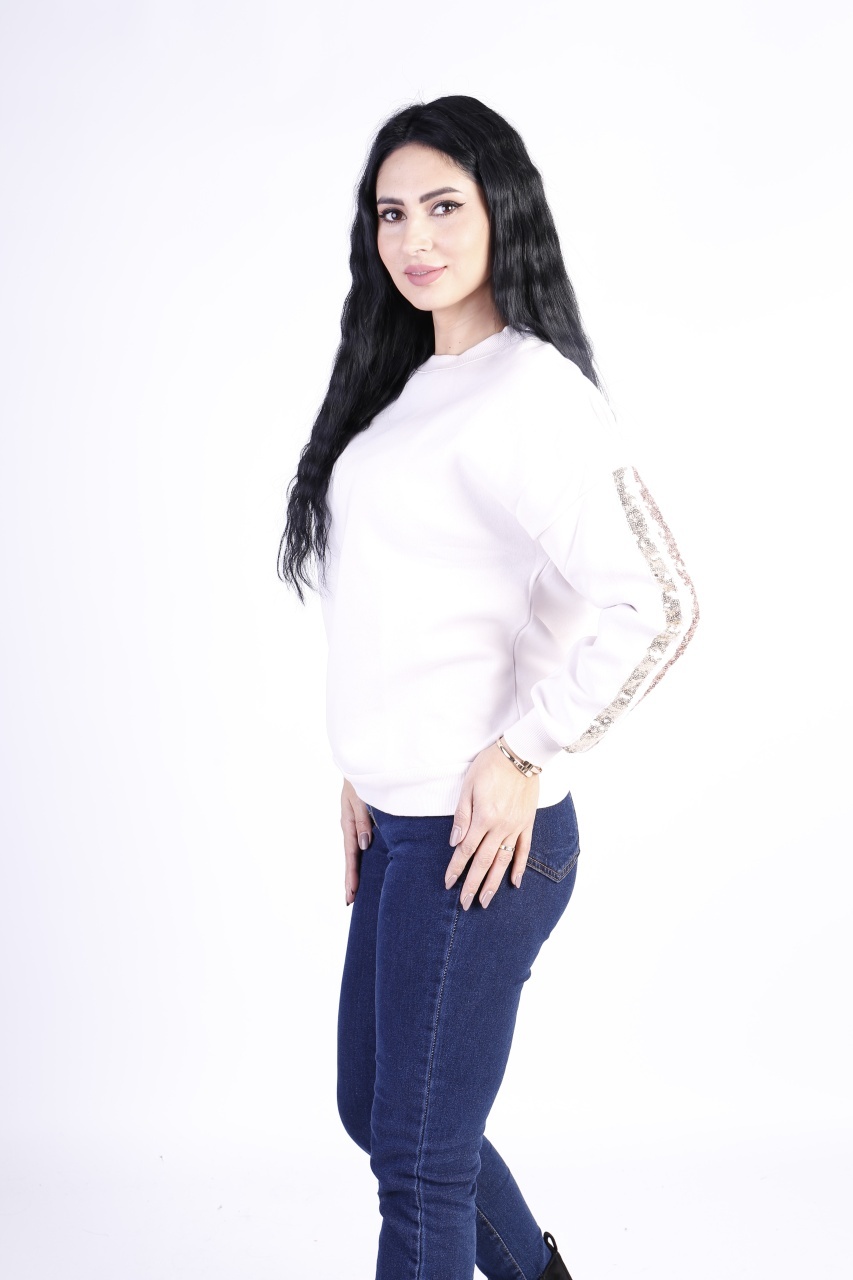Bluza dama About you collection Corinna bej deschis