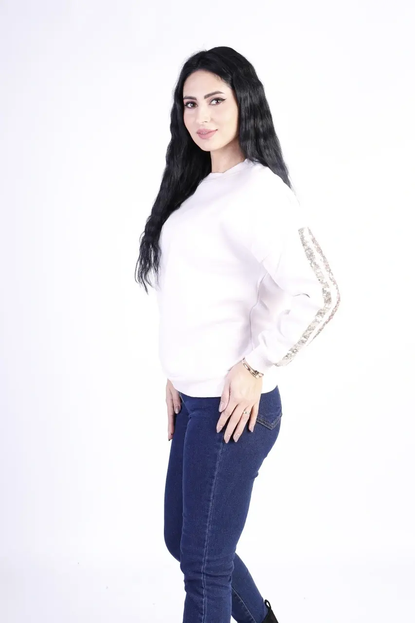 Bluza dama About you collection Corinna bej deschis