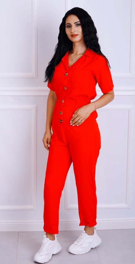 Salopeta dama Crystal cu maneca scurta