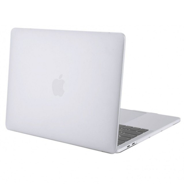 Carcasa protectie slim pentru laptop Apple MacBook Pro 13 inch, (non) TouchBar, plastic, semi-transparent, model 2016-2019
