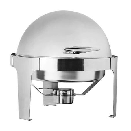 Chafing dish rotund cu capac rolltop inox Chafer 10 litri