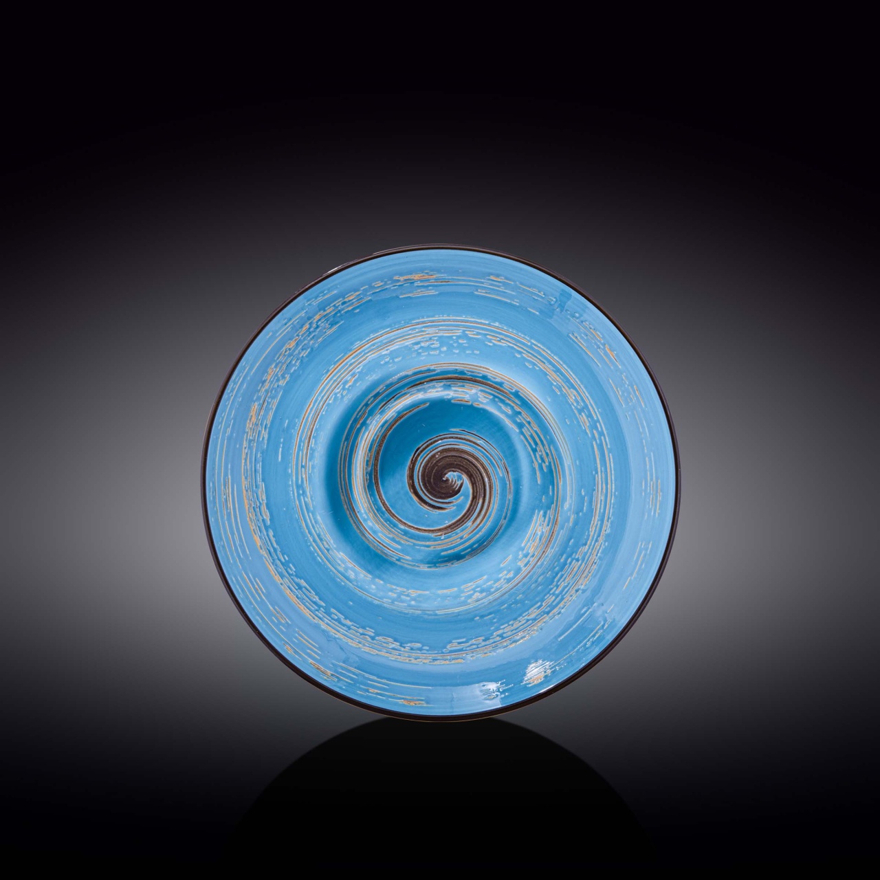 Farfurie paste Spiral Blue 22.5 cm - 669623