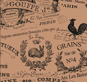Hartie cerata Journal Vintage 20 x 35 cm