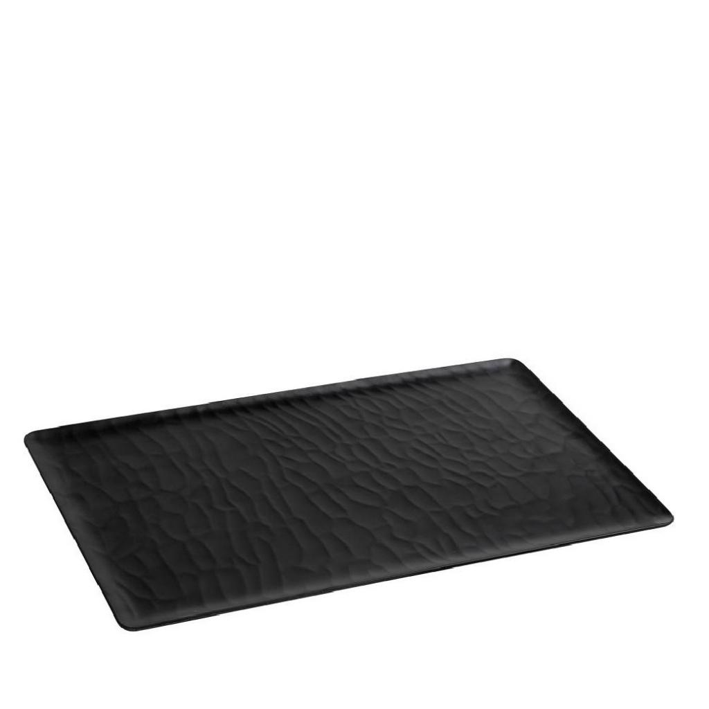 Platou melamina GN 1/1 Wavy Black MLB534K18