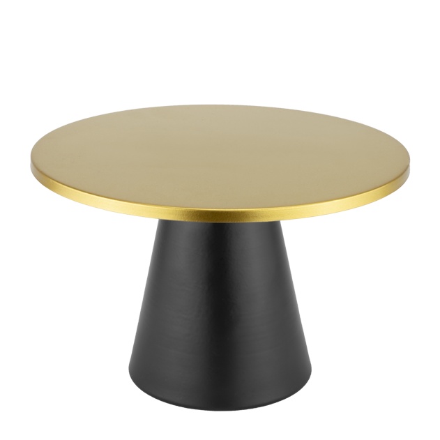 Stand bufet Amber black & gold 25 x H 17 cm