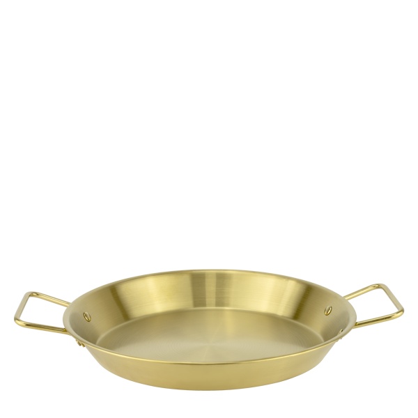 Tigaie cu 2 manere pentru paella Charm Gold 35 cm