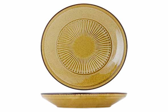 Farfurie adanca Solas Mustard 24 cm