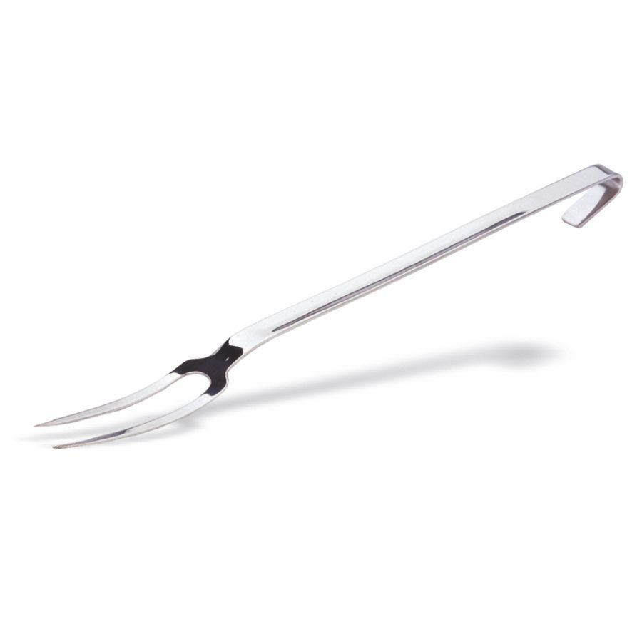 Furculita inox pentru carne cu 2 dinti 47 cm