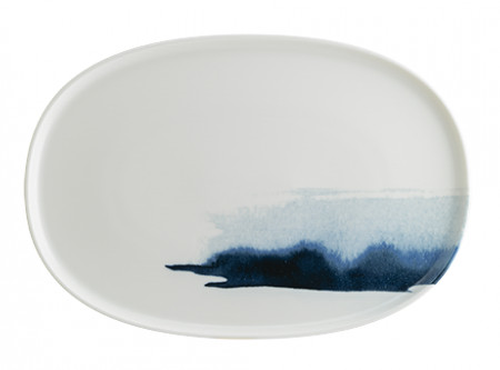 Platou oval Blue Wave 34 cm - 011146