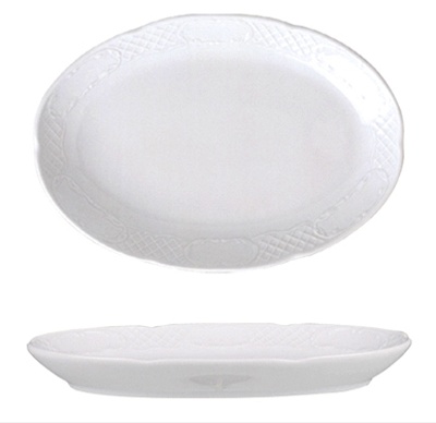 Platou oval portelan Gural Flora 36 cm