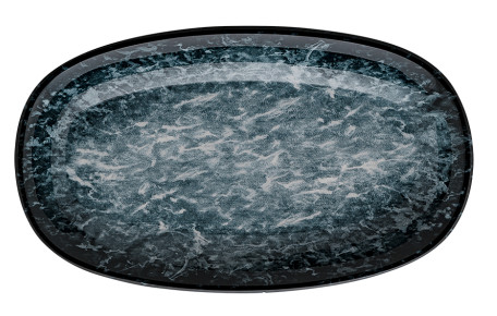 Platou oval portelan Sepia 36 x 28 cm