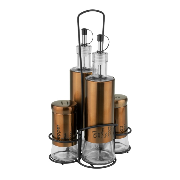 Set condimente Bronze Gourmet Chef 5 piese - 32150