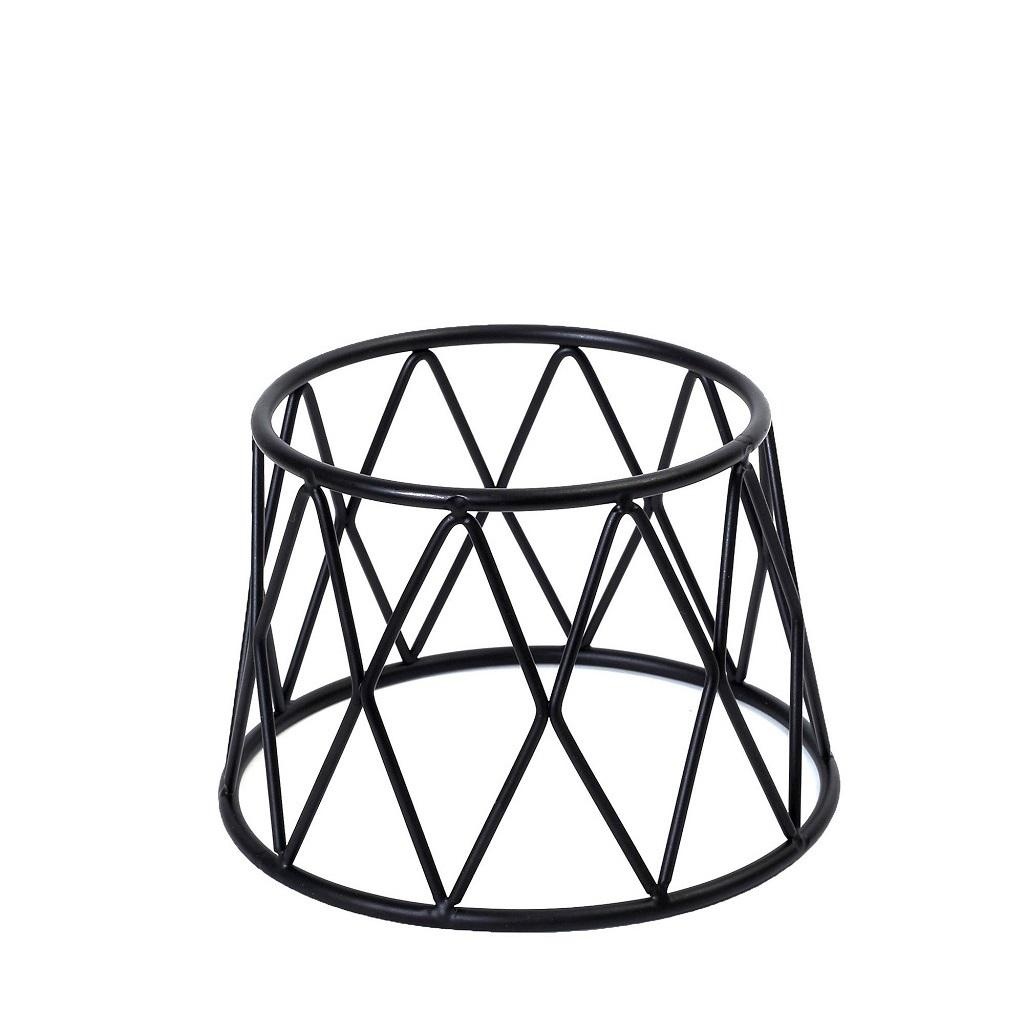 Stand bufet metal Black 15 x H 10 cm HOT 1507