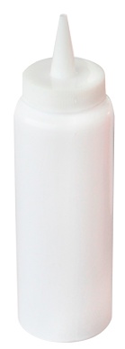 Sticla -dispenser alb polietilena maioneza 750 ml