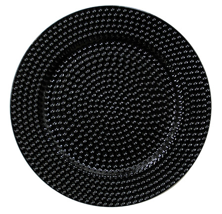 Farfurie suport polipropilena ( charger ) Black 33 cm