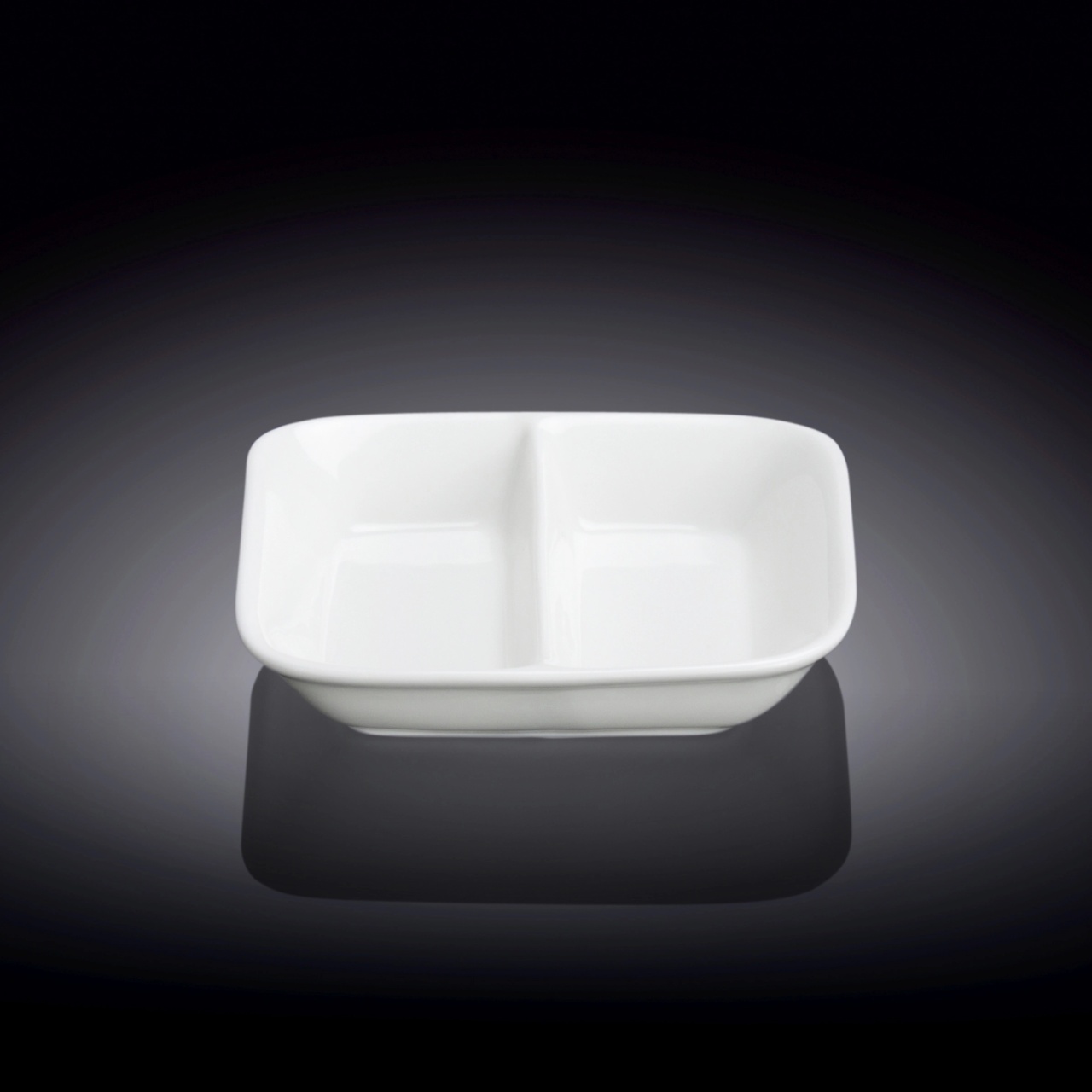 Sosiera cu 2 compartimente Fine White 8.5 cm 996050