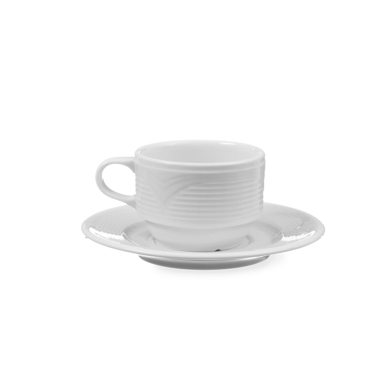 Ceasca cu farfurie ceai / cappuccino Gural Saturn 230 ml