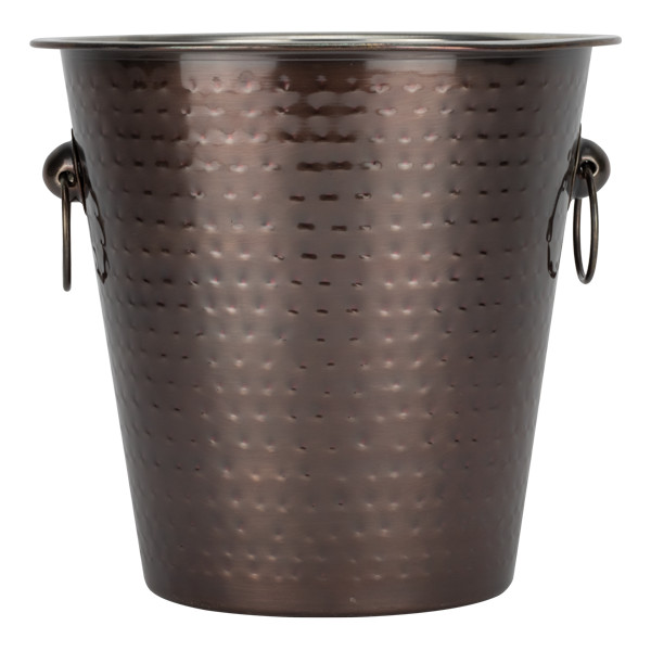 Frapiera sampanie , vin , cu 2 inele , inox , Rustic 22 x (H) 20 cm