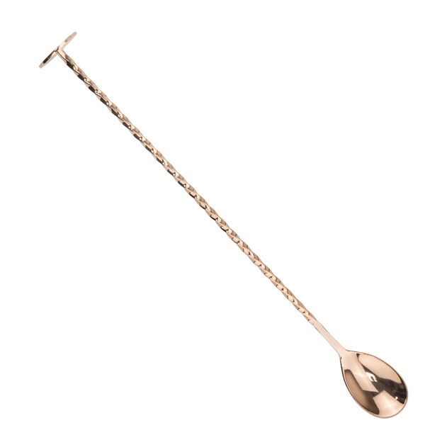 Lingura bar cupru Twisted 26.5 cm - 981592