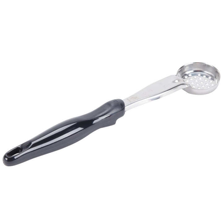 Lingura rotunda perforata Spoodle Black 31 cm