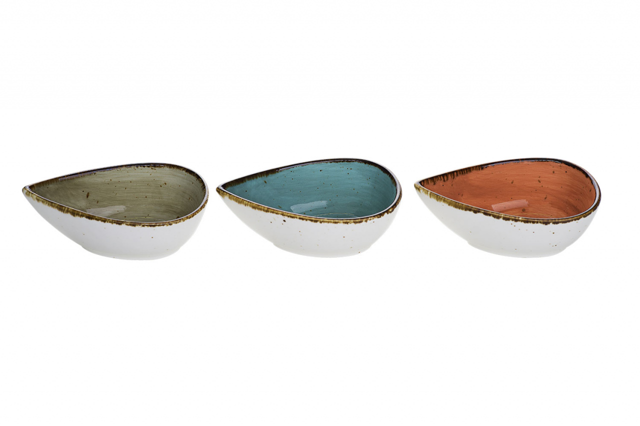 Set aperitiv Brisbane 3 piese 12x7xh4.5 cm