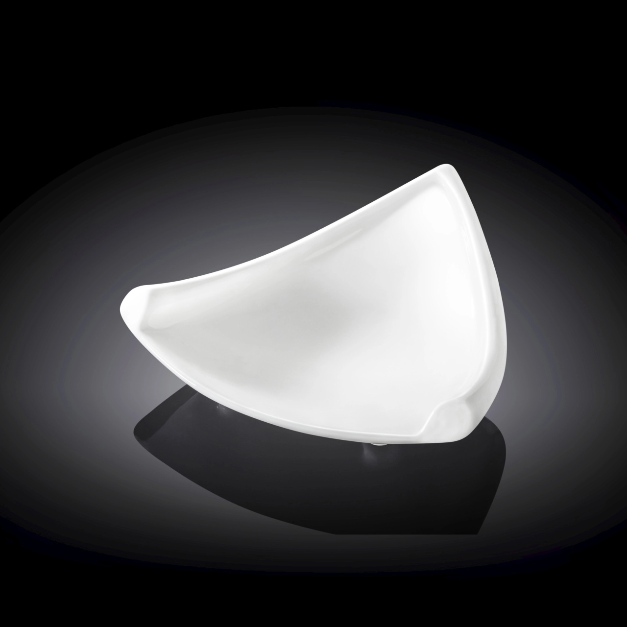Bol triunghi Fine White 19 cm - 996103