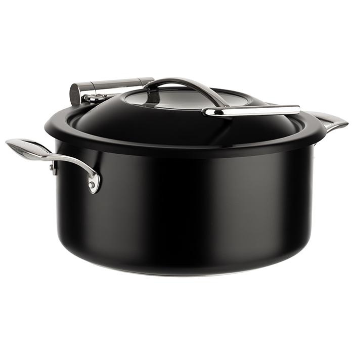 Chafing dish rotund 4 piese Aps Black 30.5 cm