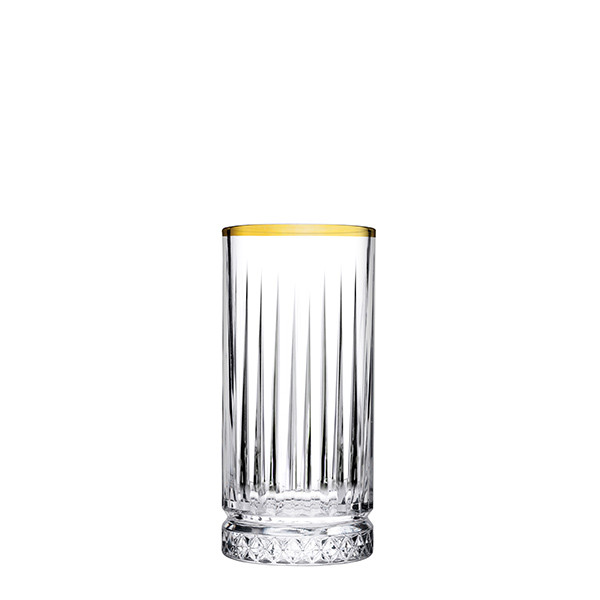 Pahare long drink Elysia Gold 280 ml