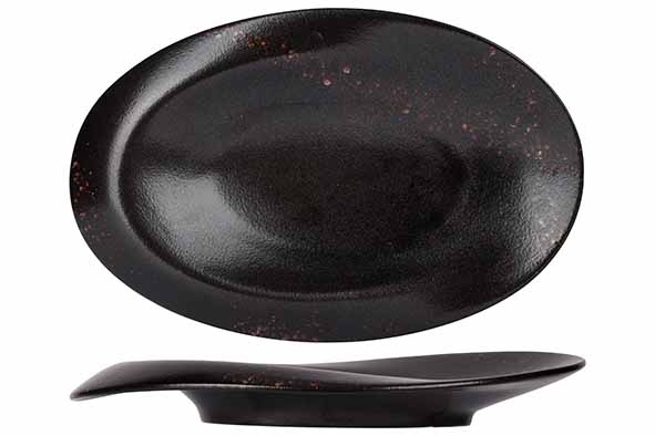 Platou oval Etna 33 x 21 cm