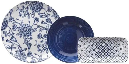 Set farfurii Square Garden 18 piese