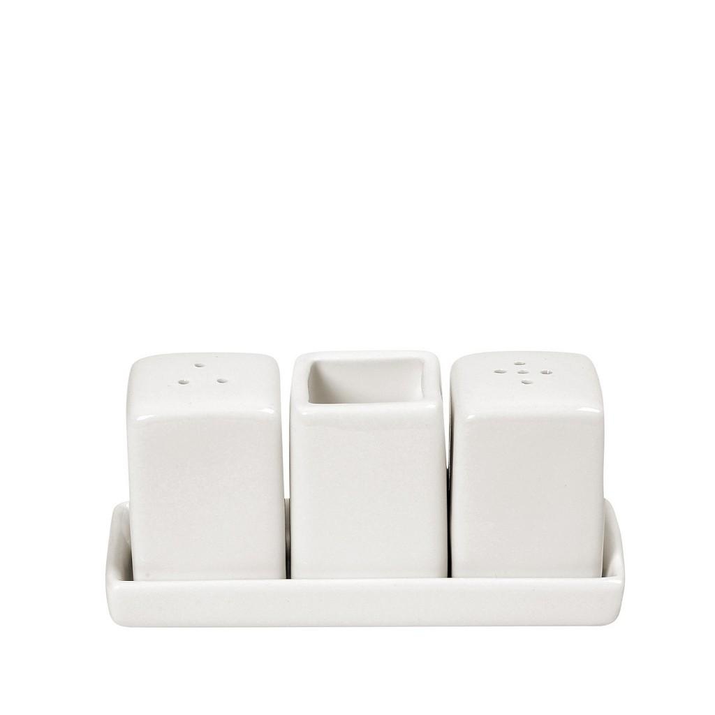 Set sare + piper Siders Ivory 4 piese - FUK137K2