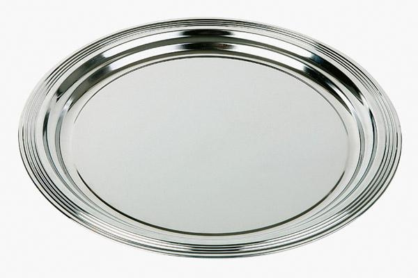 Tava servire ovala crom APS Classic 35x35 cm