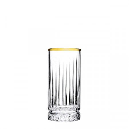 Pahare long drink Elysia Gold 445 ml