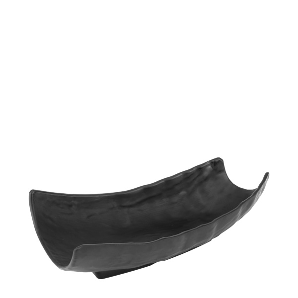 Platou melamina AN Black 17 x 34.5 x h 9 cm